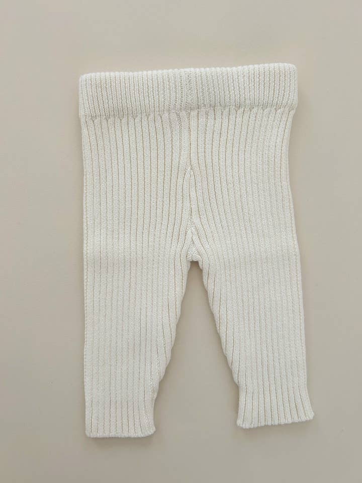 Petite + Co - Wholesale Top & Pant Set - Baby - CLASSIC RIBBED SET | MILK4