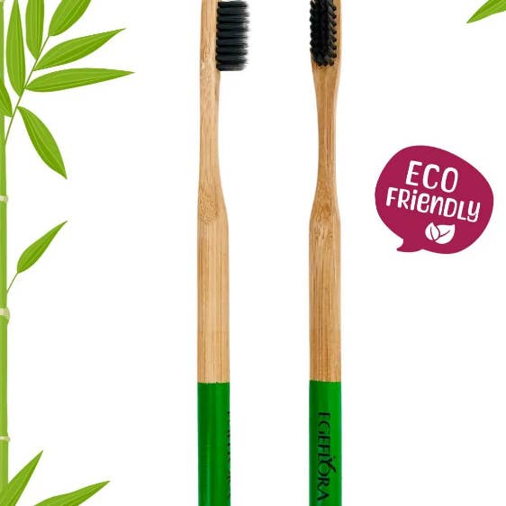 Bamboe Tandenborstel Volwassene Groen voor wholesale door Egeflora