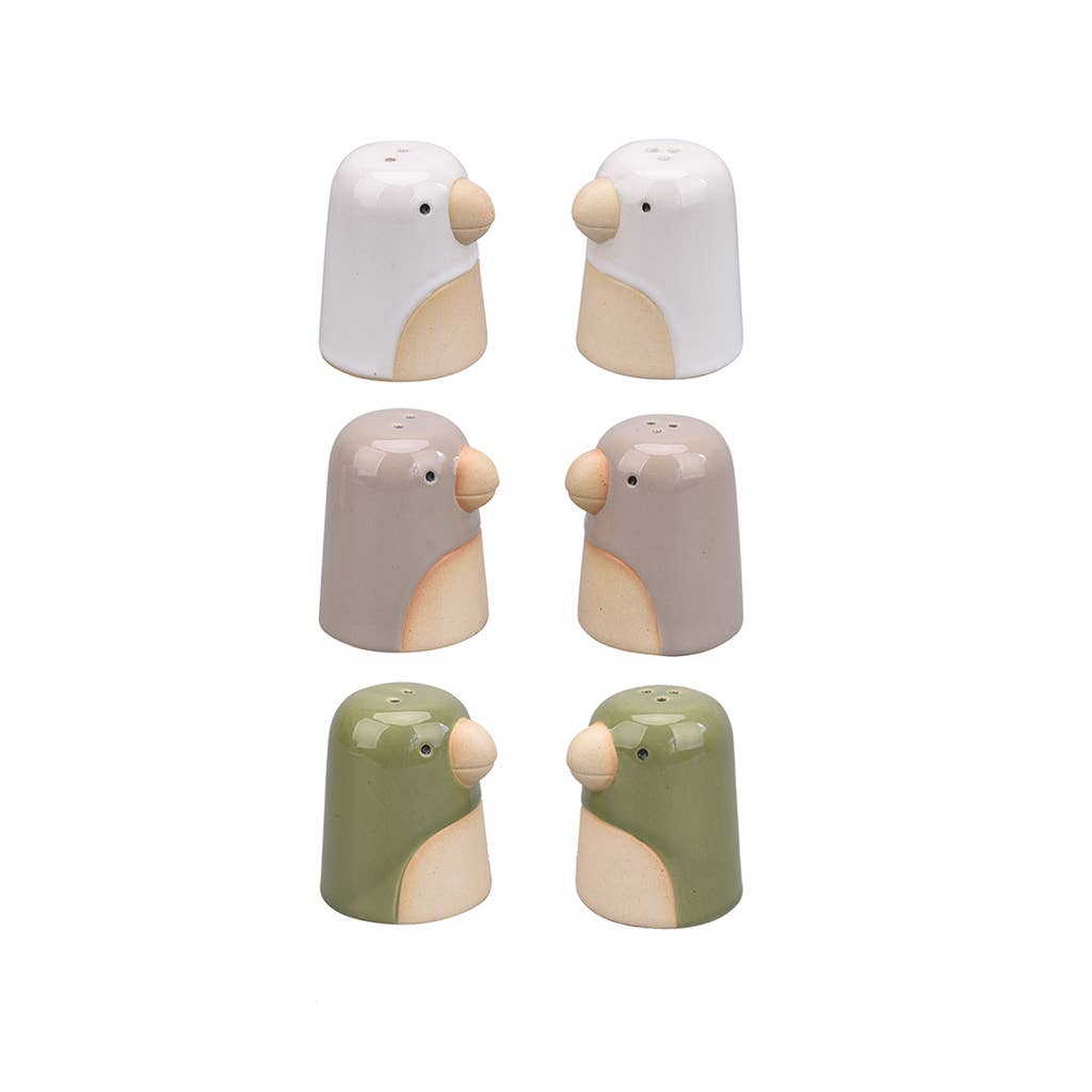 Opjet Paris - Wholesale Salt & Pepper Shaker Set - Parrot salt and pepper set assorted L5.5 W5.5 H7cm