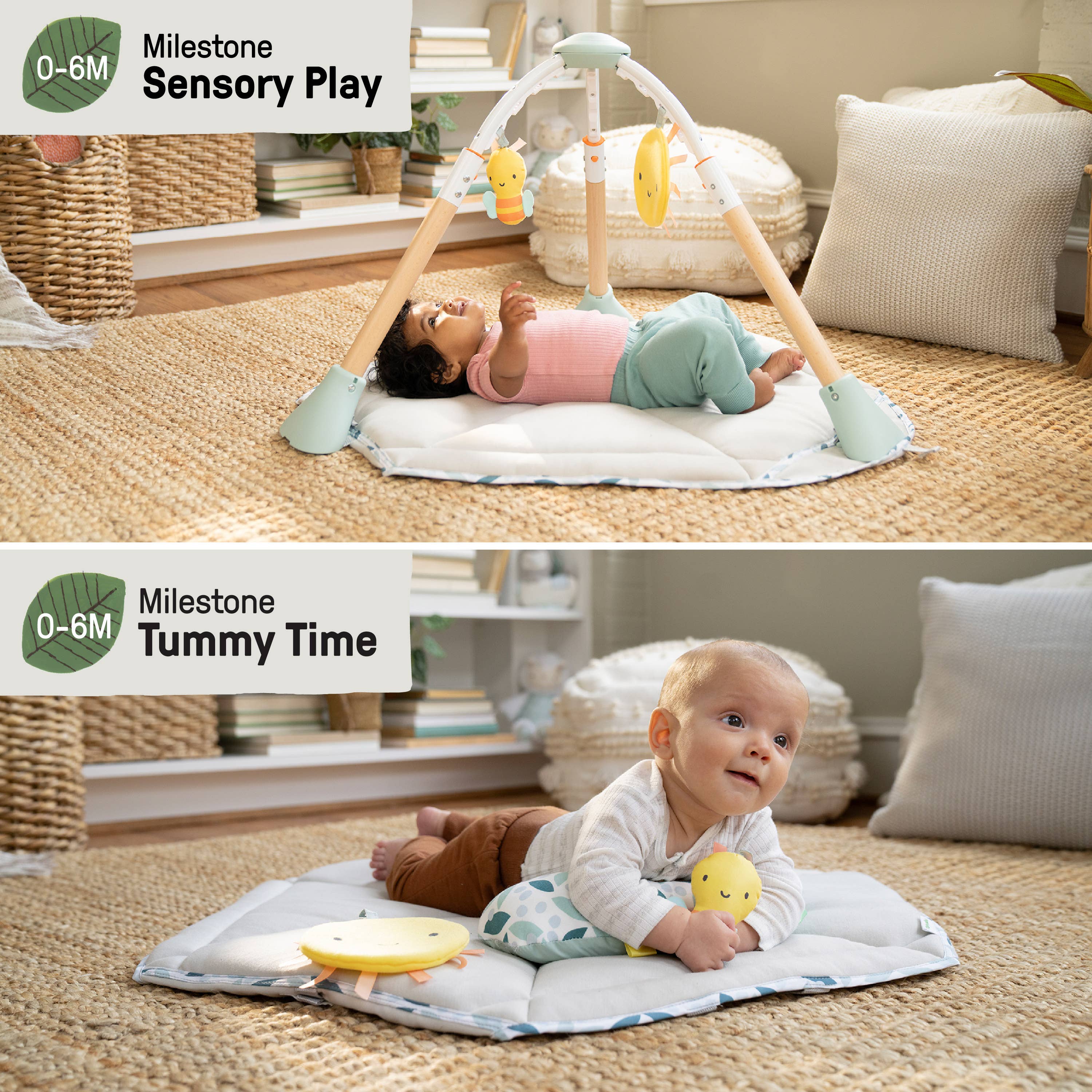 Ingenuity - Wholesale Activity Gym - Kids & Baby - Ingenuity Tummy to Toes™ 6-in-1 Milestones Center3