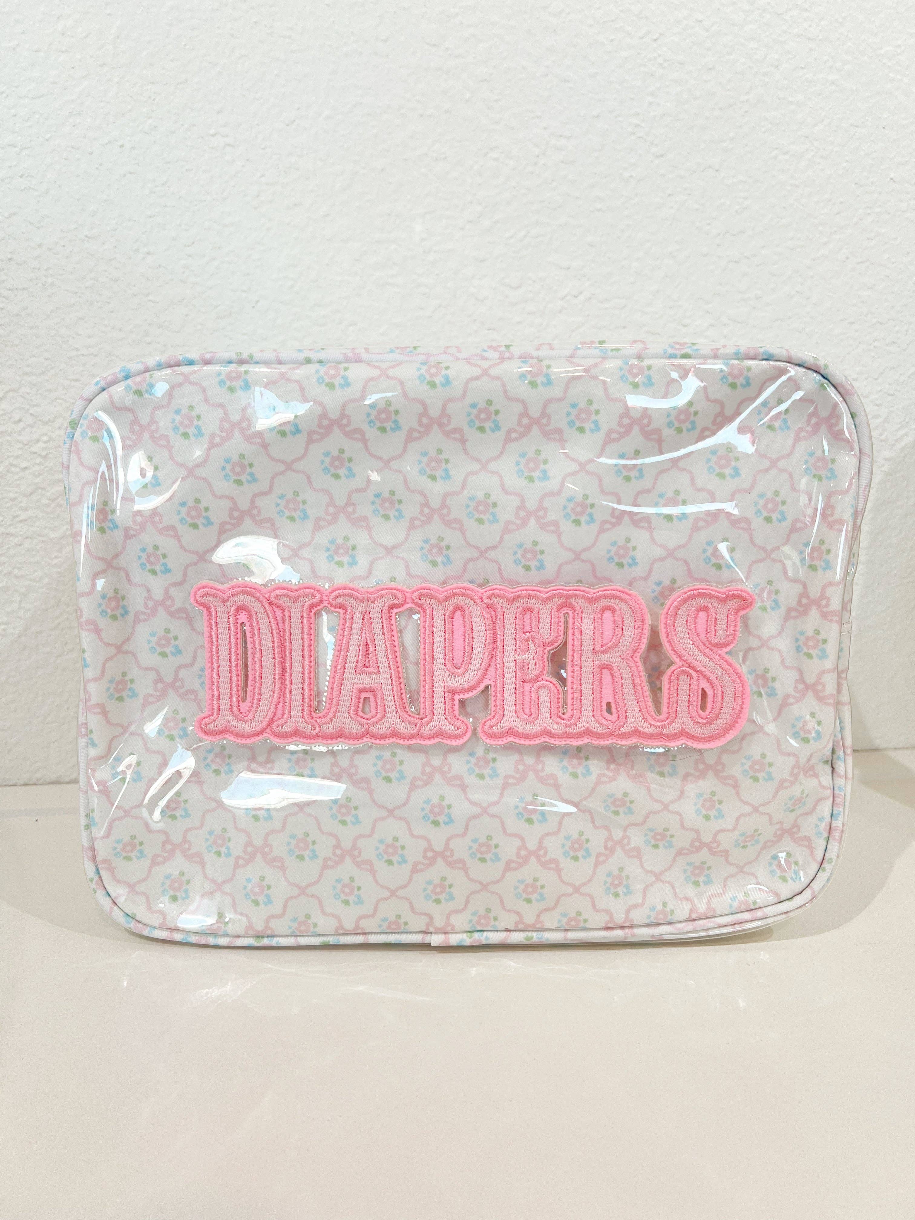 KENZKUSTOMZ - Wholesale Diaper Caddy - Baby - Diapers XL - Clear Coat Bag9