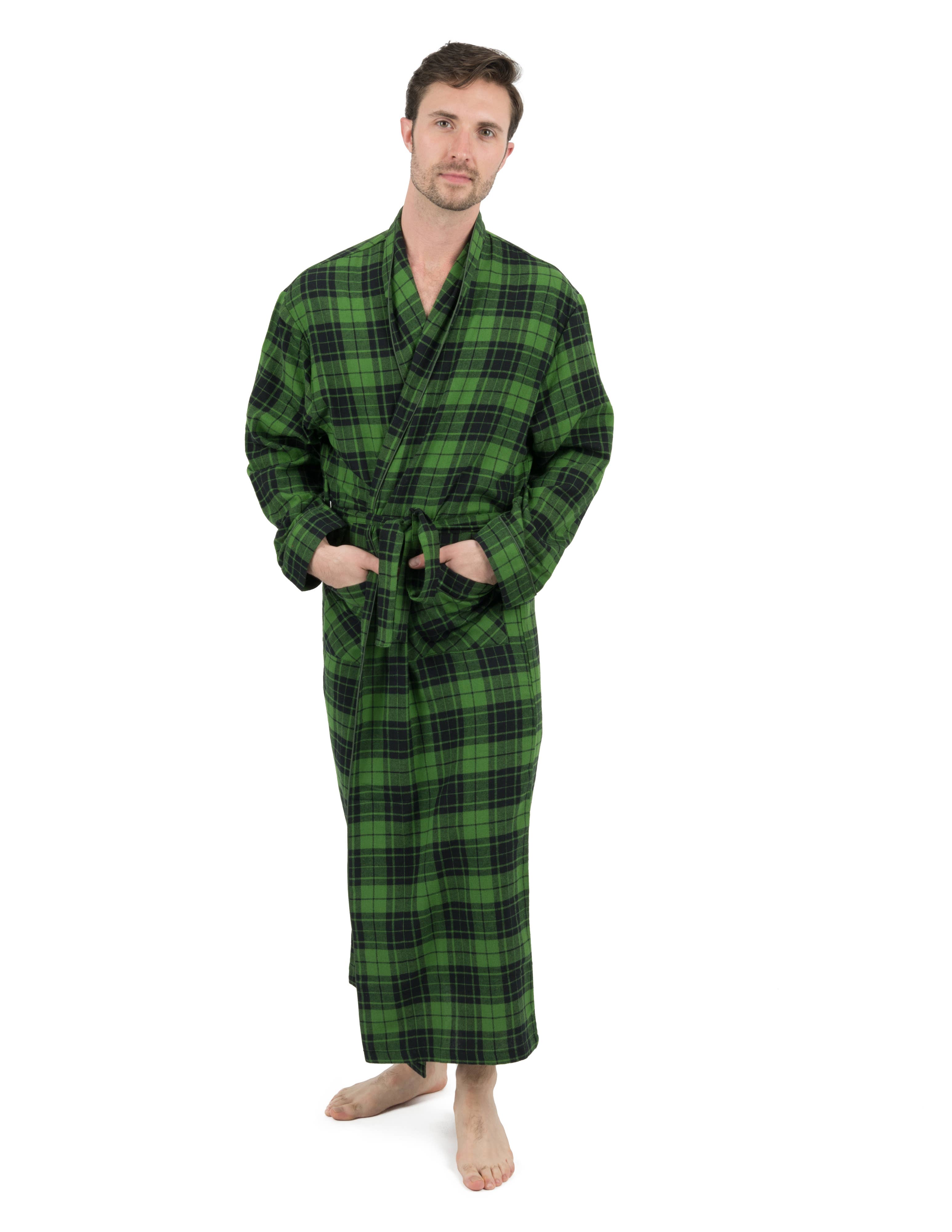 Leveret Pajamas - Wholesale Robe - Men's - Mens Flannel Robe for Winter5