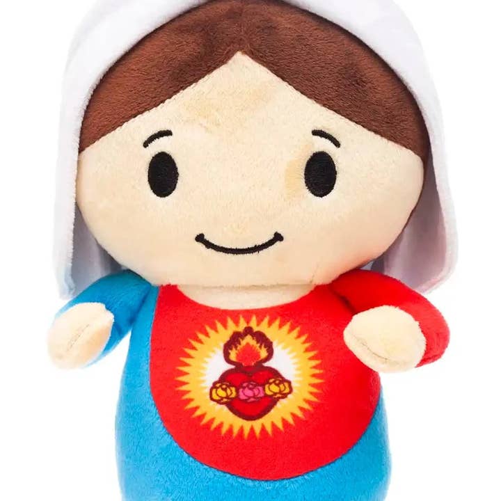 Immaculate Heart Mary Catholic Plush Doll 8" | Pure Love for wholesale by Little Drops of Water®