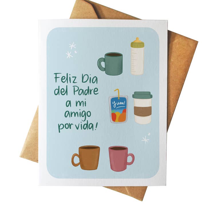 Feliz Dia del Padre a Mi Amigo Por Vida for wholesale by Mazapan Paper Co.