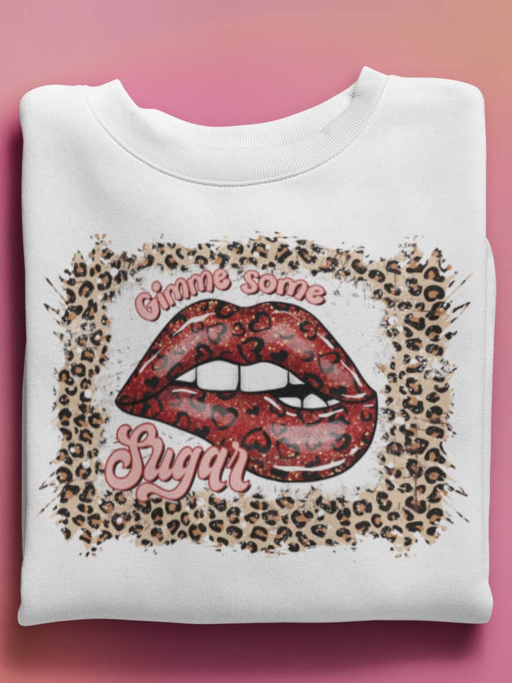 Lèvres de Saint-Valentin DTF Print pour la vente par The Willow Farm