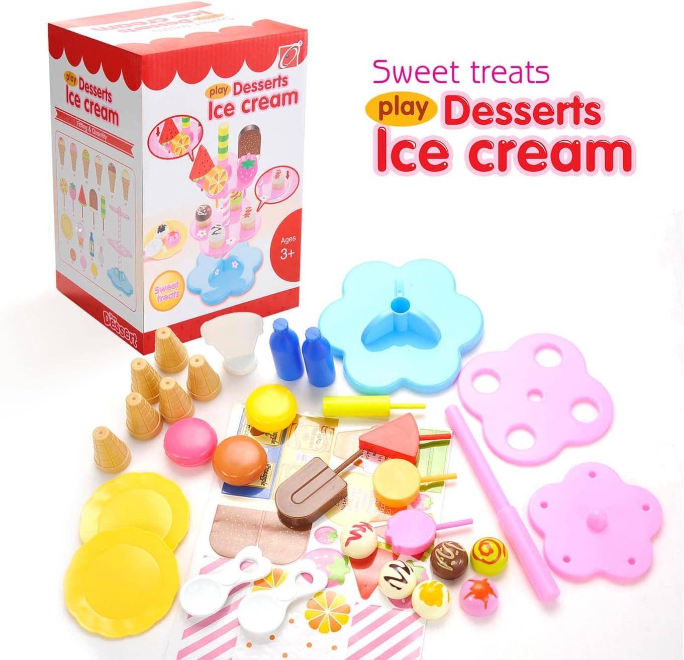 AZ Trading & Import (Toys, RC Toys & More) - Wholesale Toy Set - Kids - Sweet Treats Ice Cream Desserts Tower7