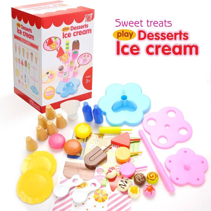 AZ Trading & Import (Toys, RC Toys & More) - Wholesale Toy Set - Kids - Sweet Treats Ice Cream Desserts Tower7