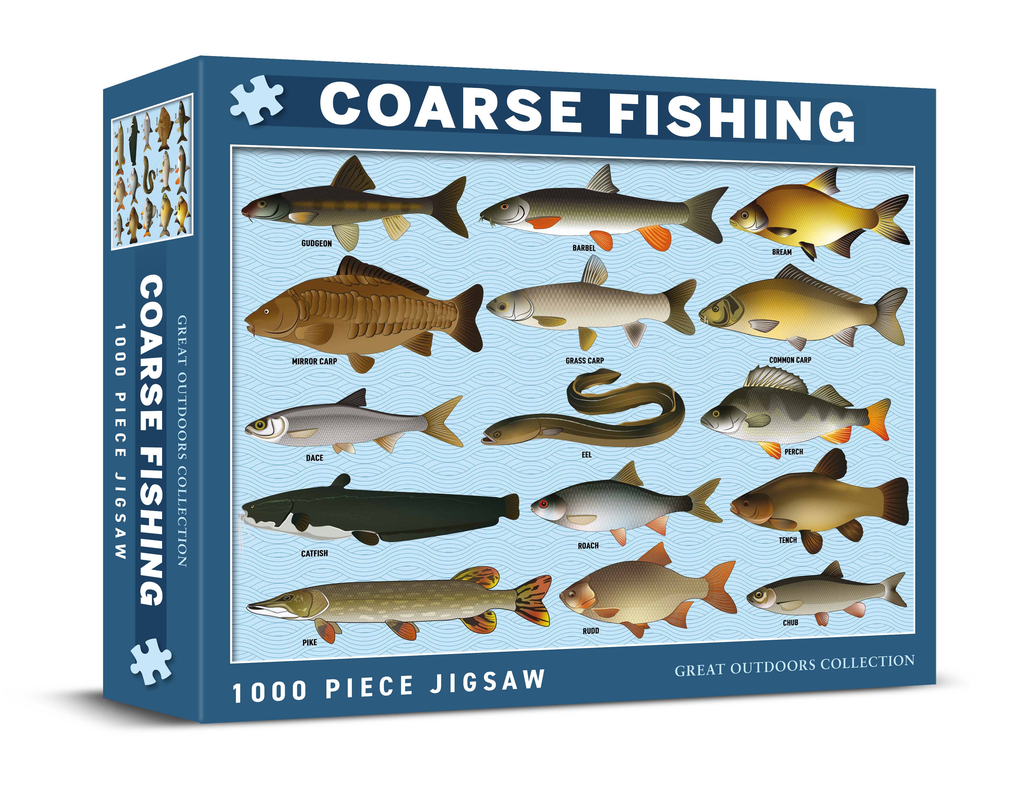 Coach House Partners - Wholesale Puzzel - Volwassene - Coarse Fishing legpuzzel van 1000 stukjes