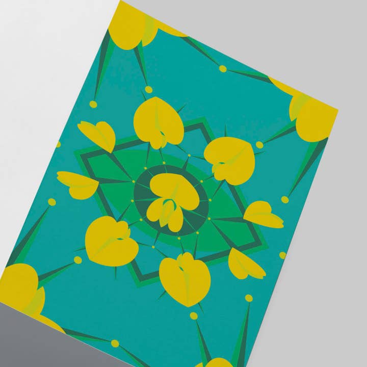 Pawpear - Wholesale Everyday Greeting Card - Gorse Greeting Card1