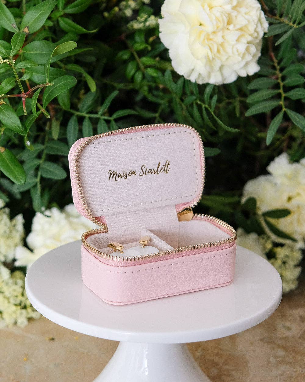 Maison Scarlett - Wholesale Jewelry Box/Organizer - Marie PU leather mini travel jewelry box7
