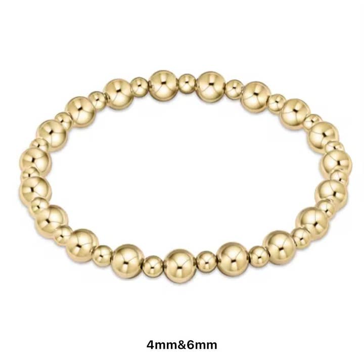 Curated By Suarez - Wholesale Beaded Bracelet - Classic Multi Mixed Beaded Waterproof Non-Tarnish Bracelets9