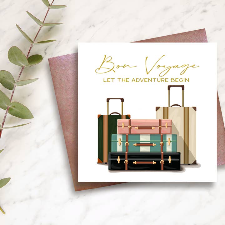 LauraFabbriArt – postal de casamento por atacado – Cartão de lua de mel feliz1