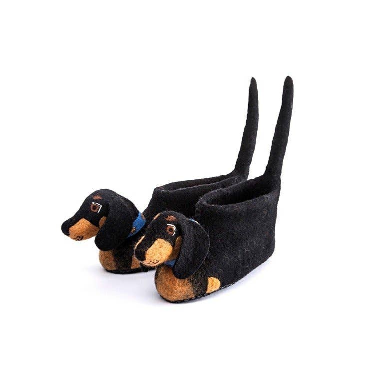 Sew Heart Felt - Wholesale Slippers - Women's - Adult Desmond Dachshund Slippers