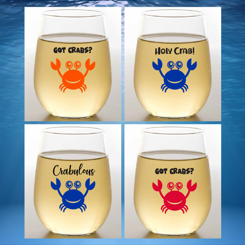 Wine-Oh! - Wholesale Wine Glass - CLOSEOUT LOUISIANA Assorted Unbreakable Plastic Wine Glasses27