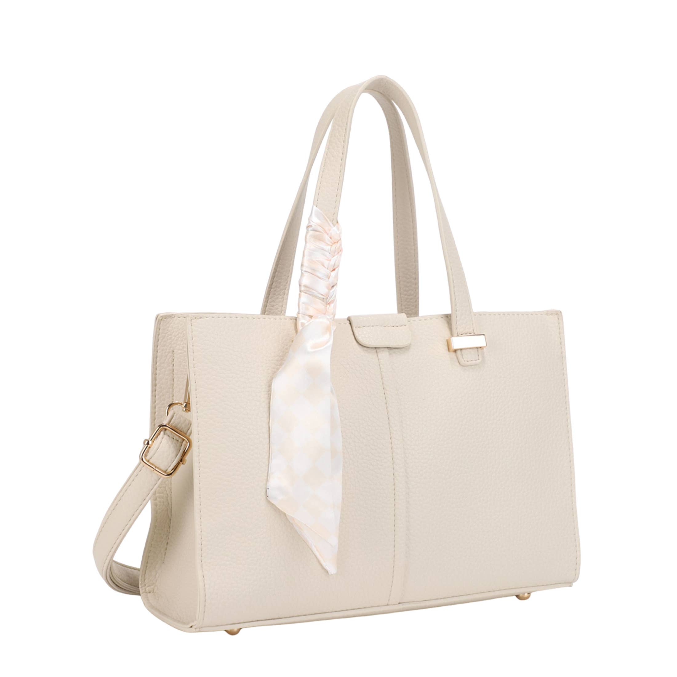 KAYLA+AVA - Wholesale Satchel - Women's - MONIQUE SATCHEL WITH SCARF HANDLE ACCESSORY11