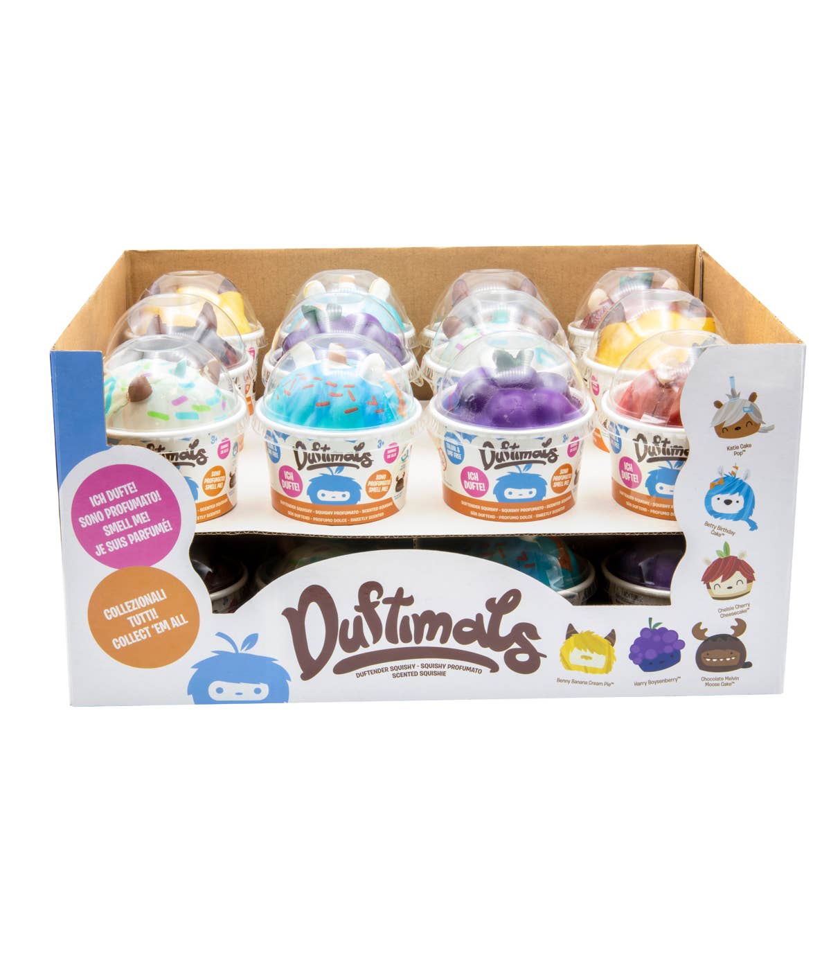 Joy Toy - Venta al por mayor Juguete blando - Niños y bebés - Duftimals squishies aromáticos en embalaje divertido de postres, tamaño M1