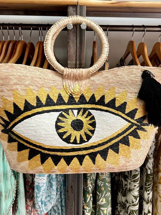 Bohemian Handmade Basket for wholesale by TABITHA