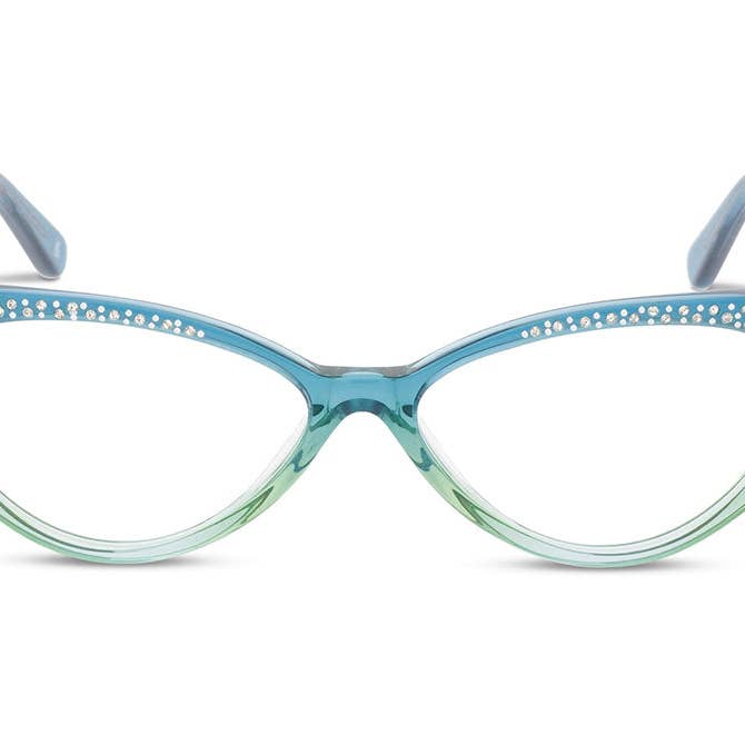 Marilyn kattenbril - Aqua voor wholesale door Retropeepers Ltd