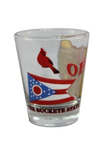 7 Star – wholesale Shotglas – OHIO State Skottglas 2 oz2