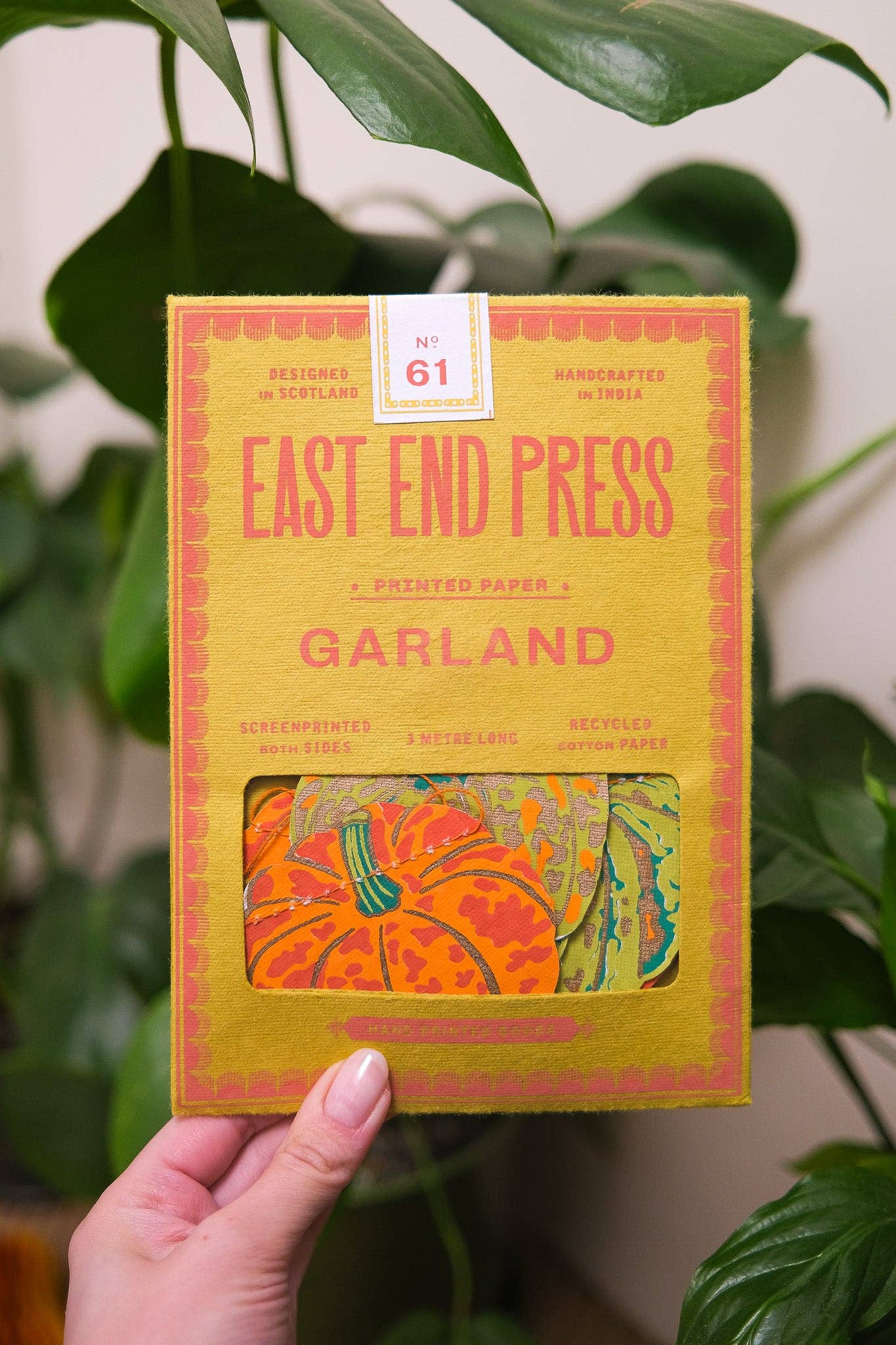 East End Press - Wholesale Bunting/Garland - Squashes Sewn Garland7