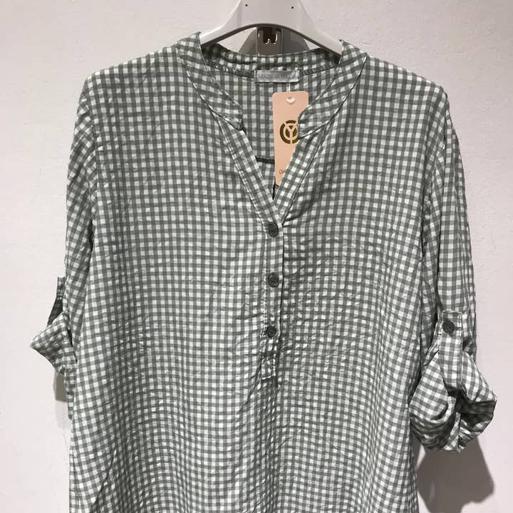 Only Yuan - Vendita all'ingrosso Camicetta - Donna - rif 4286 camicetta a quadri