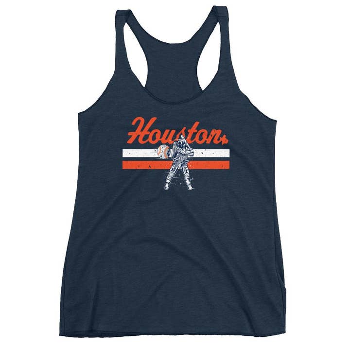 HTX Baseball Women's Racerback Tank for engroshandel hos Diverscity Clothing Co.