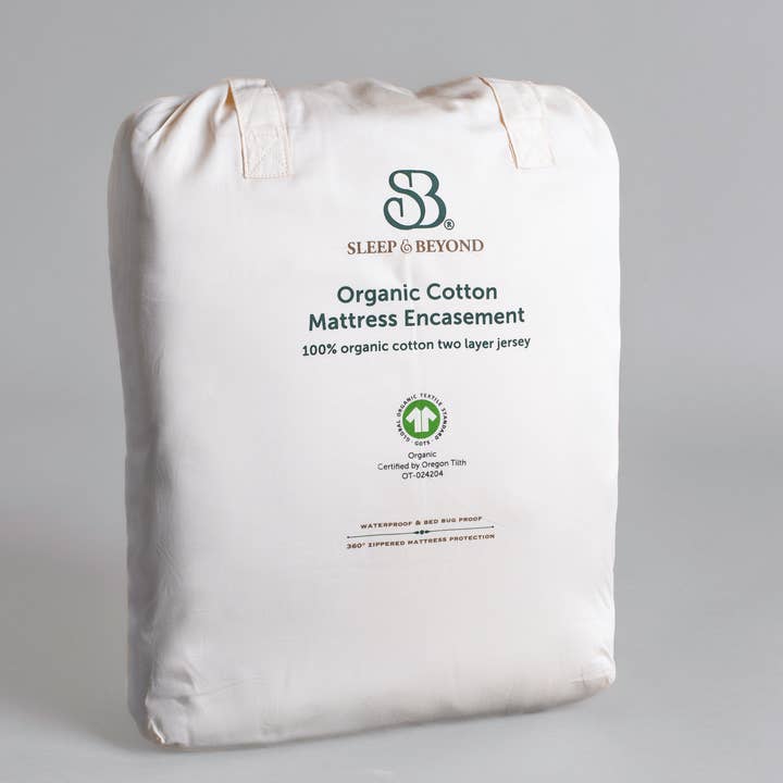 Sleep & Beyond - Venta al por mayor Cubrecolchones/protectores de colchones - Funda de colchón impermeable 100% algodón orgánico6