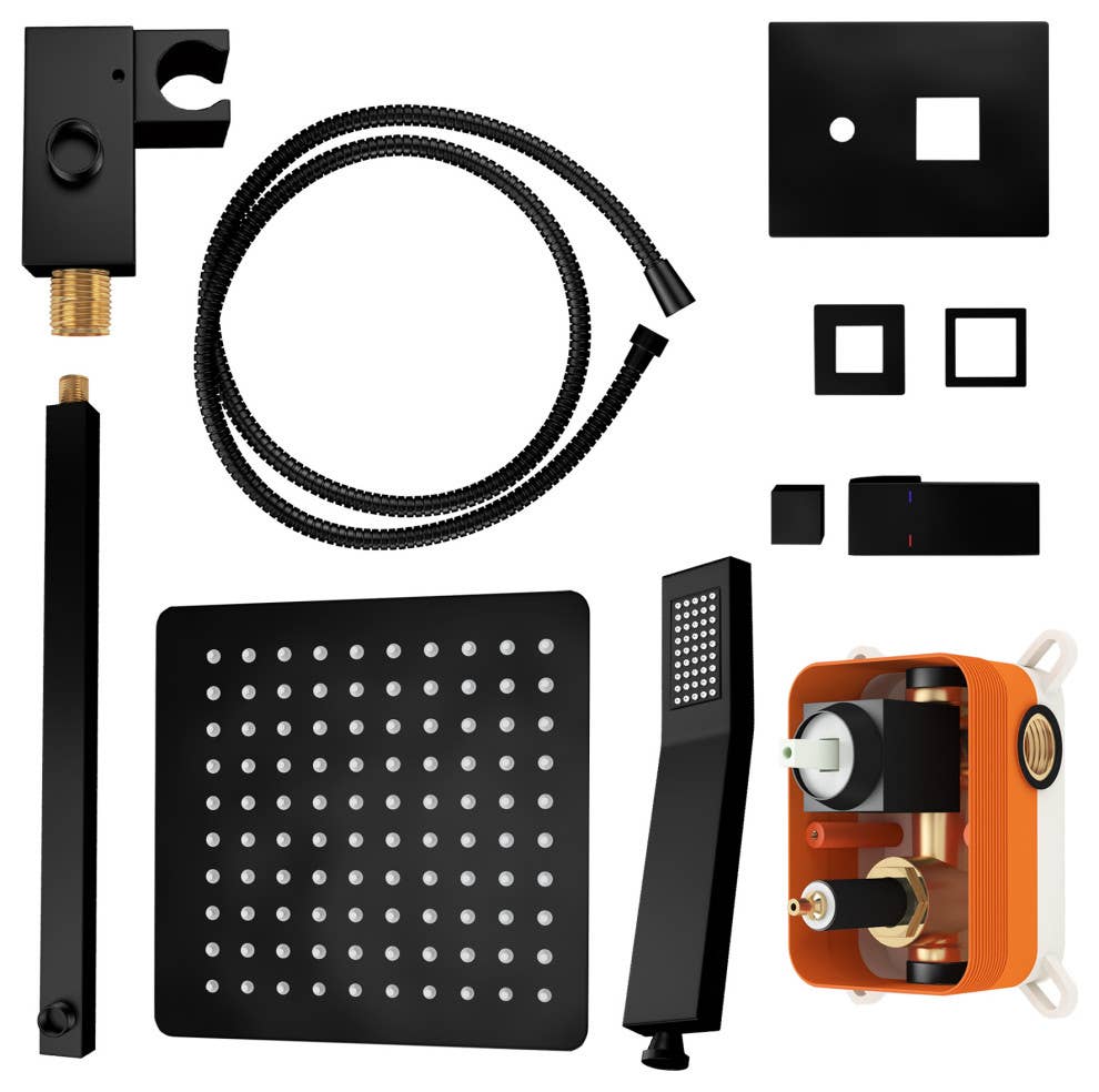 Ayna Decors - Wholesale Shower Head - Ayna Decors Modern Dual Function Rain Shower System19