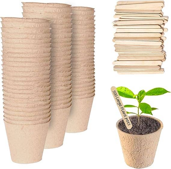 Jara Trading – wholesale Plant pot – Biodegradable Round Fibre Seedling Pots1