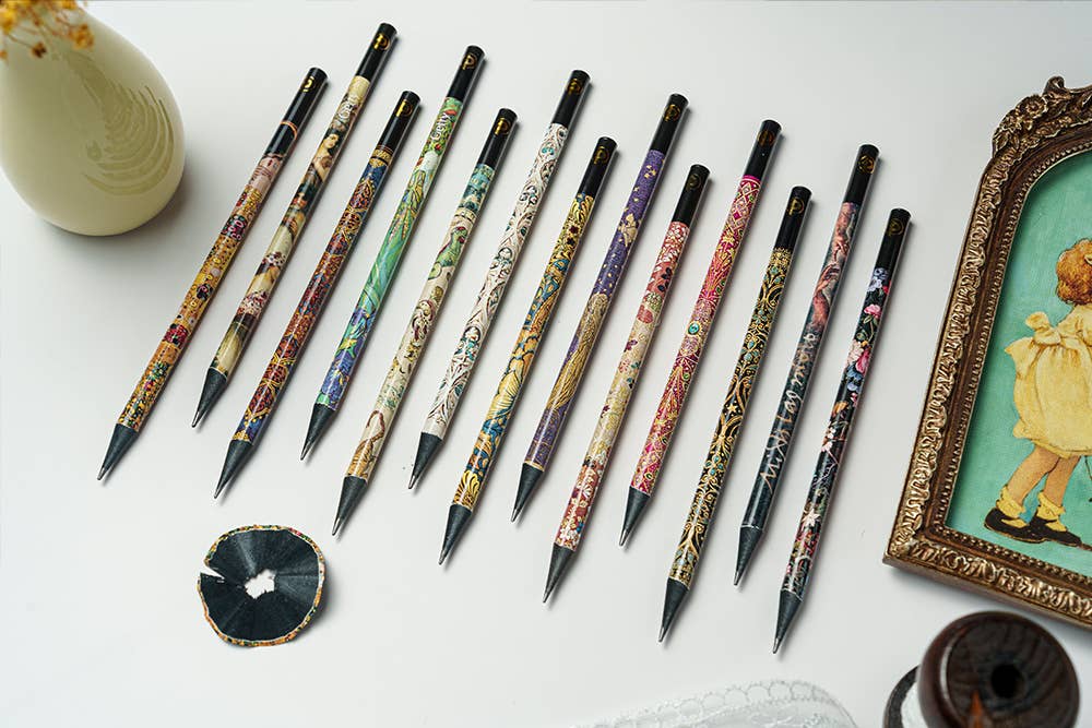 Chronicle Books - Wholesale Pencil - Paperblanks Violet Fairy 4-Pack Pencils1