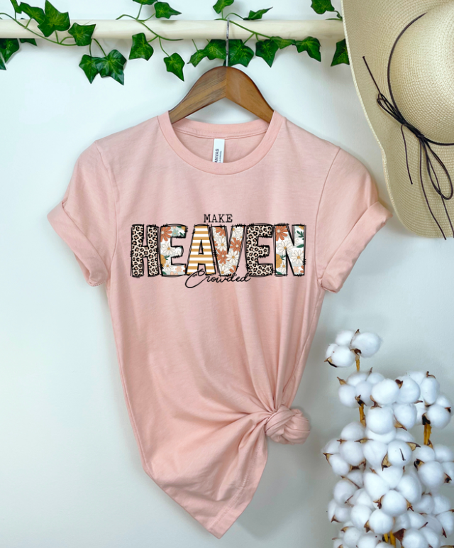 Simple Tymes - Wholesale Sublimation Transfer - Make Heaven Crowded DTF Print0