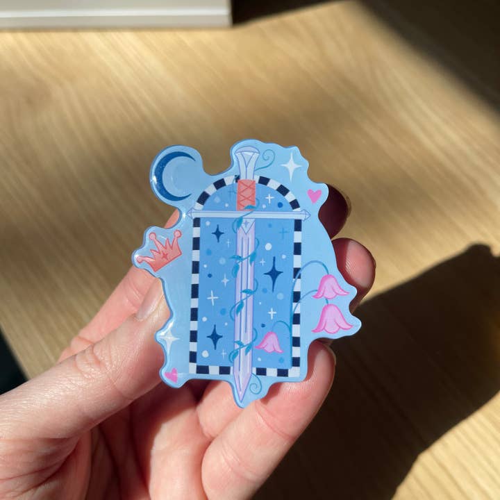 Romantasy Zwaard Tech Grippie (Telefoon/Acryl Greep) voor wholesale door Doohickle Designs