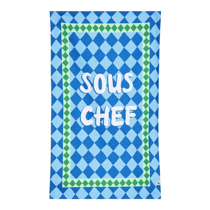 Dock & Bay Tea Towel - Sous Chef for wholesale by Dock & Bay USA