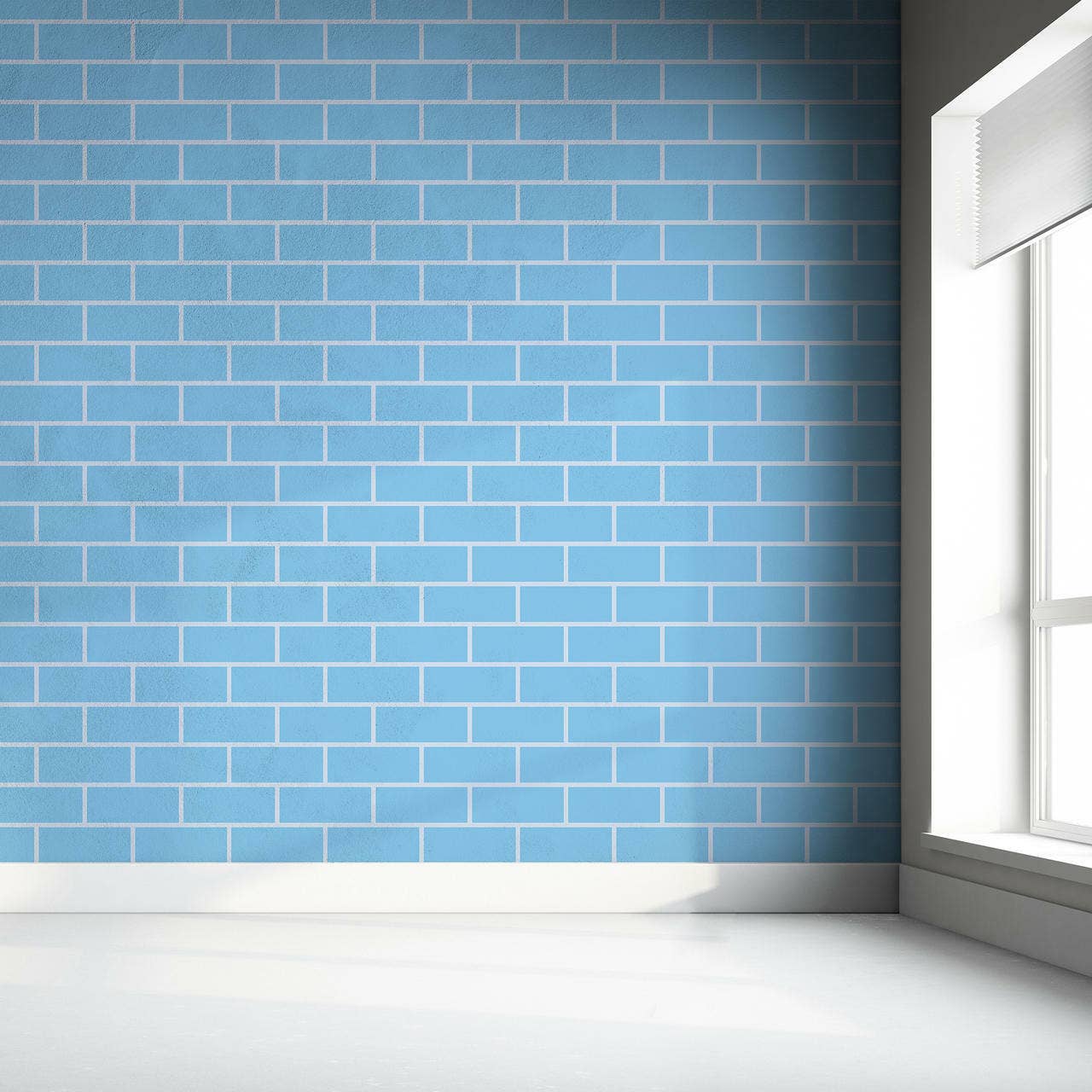 Mineheart – wholesale Wallpaper – Tonal blue bricks Outline wallpaper2
