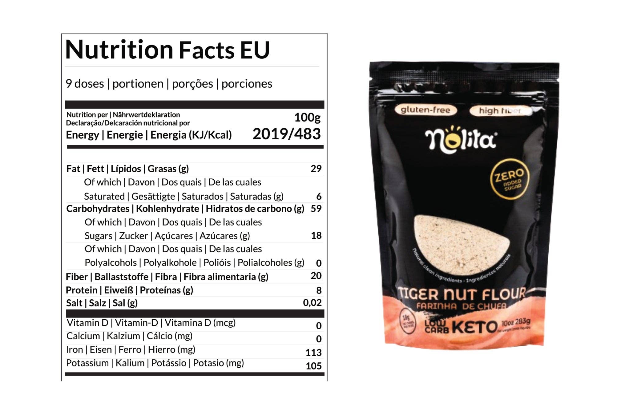 Nolita - Wholesale Flour - Tiger Nut Flour1