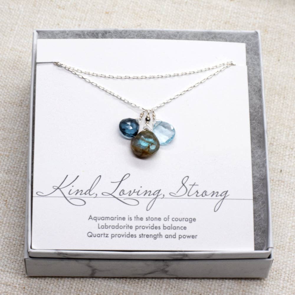 Susan Roberts Jewelry - Wholesale Pendant/Charm Necklace - Kind, Loving, Strong Necklace1