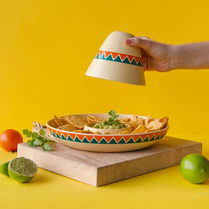 Balvi - Vendita all'ingrosso Insalatiera - Piatto per nachos,The Mexican,giallo,ceramica8