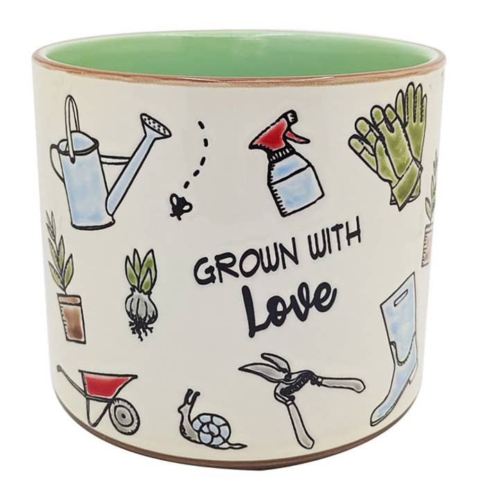 JARDINIÈRE GARDEN REPEAT 6,5'', ENSEMBLE AVEC 74693 pour la vente par Blue Sky Clayworks