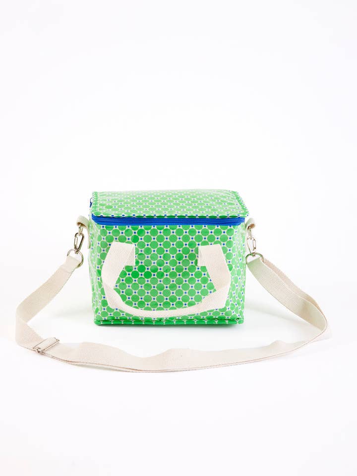 Mimoun green insulated snack bag for wholesale by Petit Pan