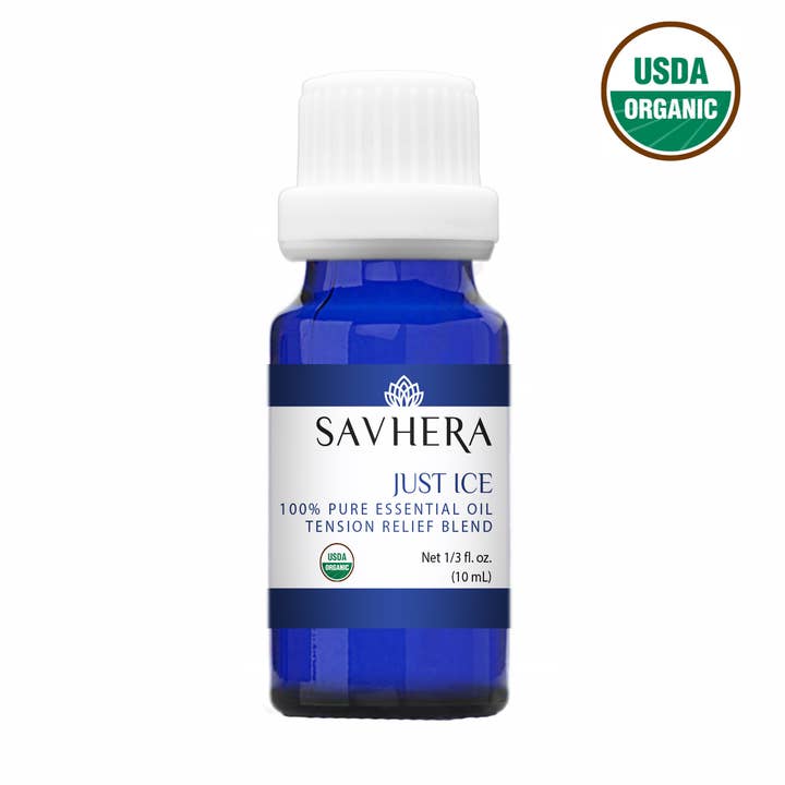 Savhera - Wholesale Essential Oil - Organic Just Ice Essential Oil (tension relief blend)0