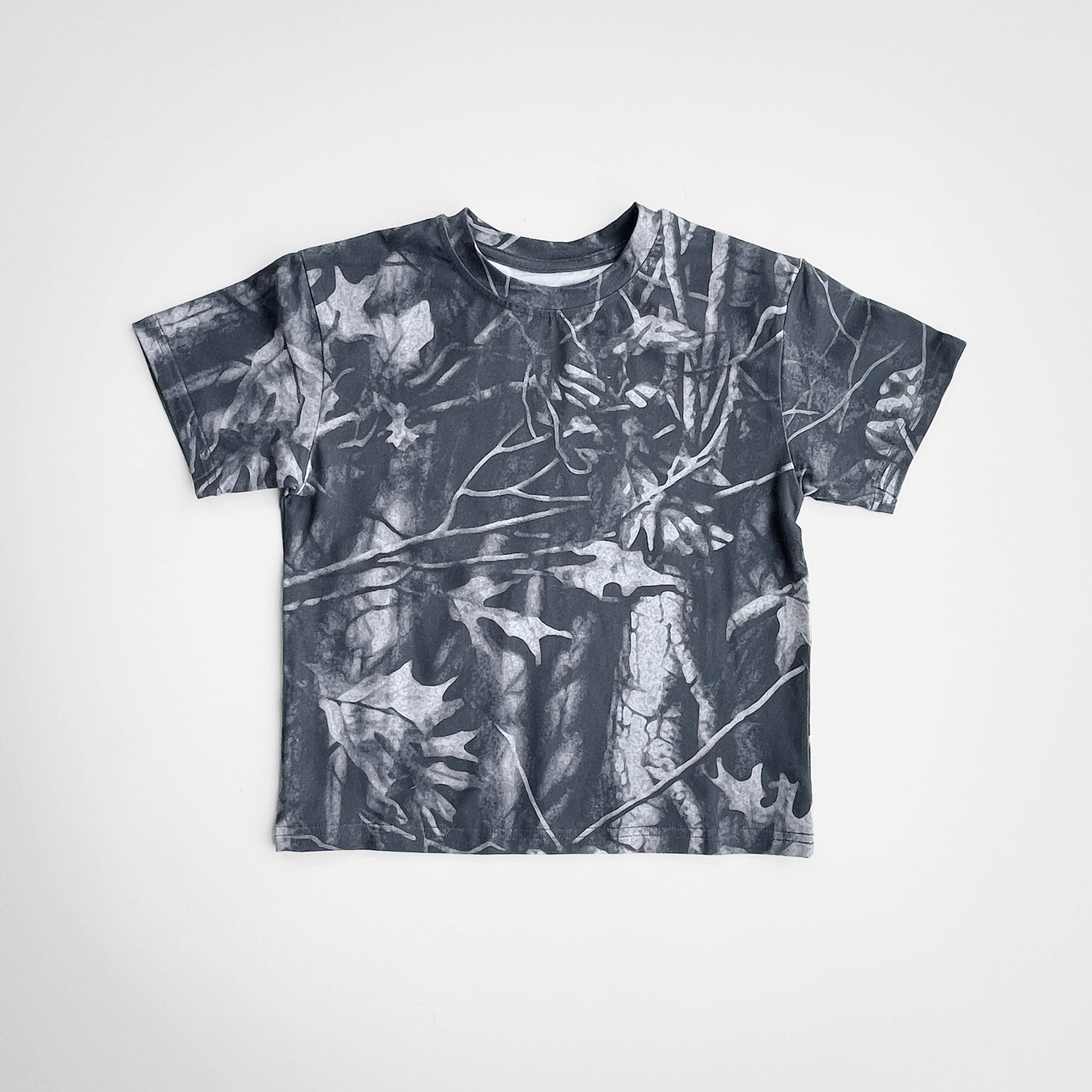 Lucky Link - Wholesale T-Shirt - Kids - Toddler Camo Tee in Charcoal1