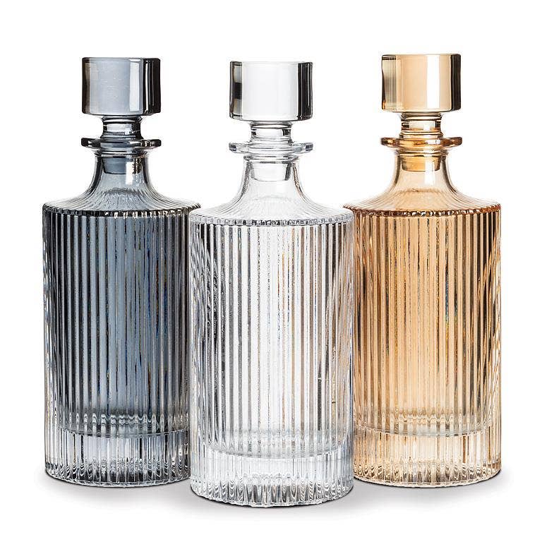 Abbott - Wholesale Decanter - Vertical Optic Decanter-Amber-10.5"H(28oz)3