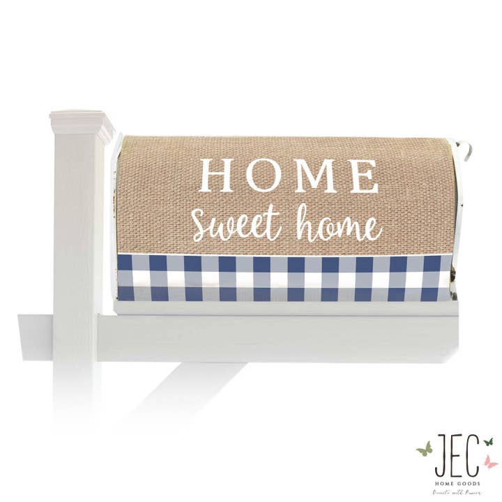 Home Sweet Home Mailbox Cover for wholesale by JEC Home Goods Inc