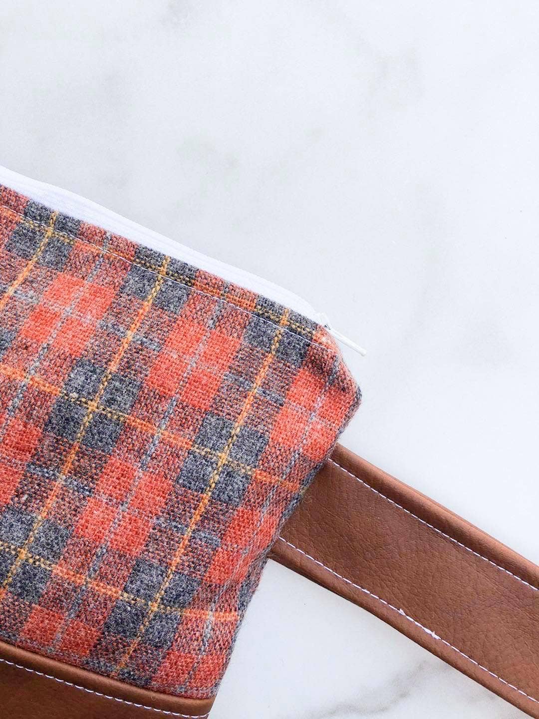 Handcrafted FCD - Wholesale Wristlet - Mini Wristlets - Autumn Plaid3