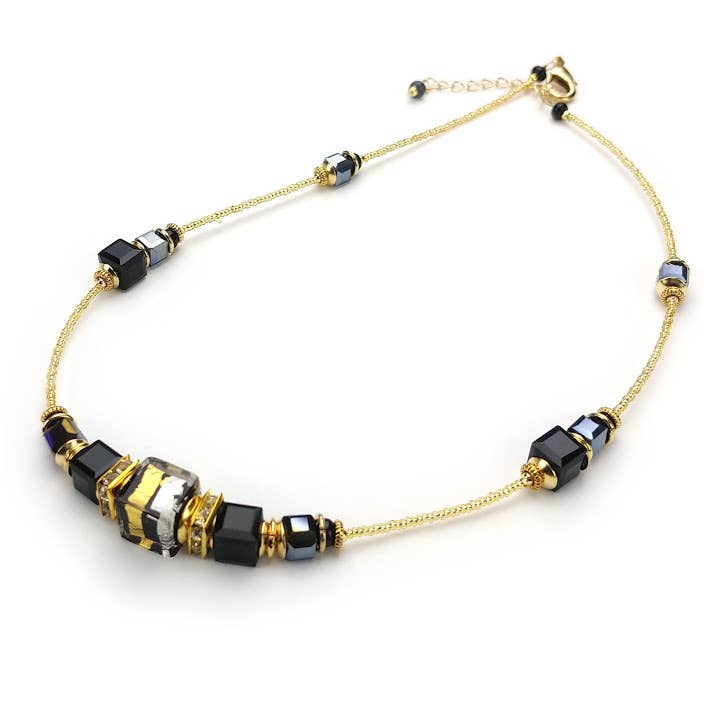 Alice Sturzinger LLC - Vendita all'ingrosso Parure di gioielli - Collezione di Gioielli in Vetro di Murano Cristallo - Colori Assortiti1