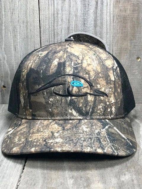 American Flyway Waterfowl - Wholesale Trucker Hat - Unisex - Realtree Timber - Black Mesh - 112P2
