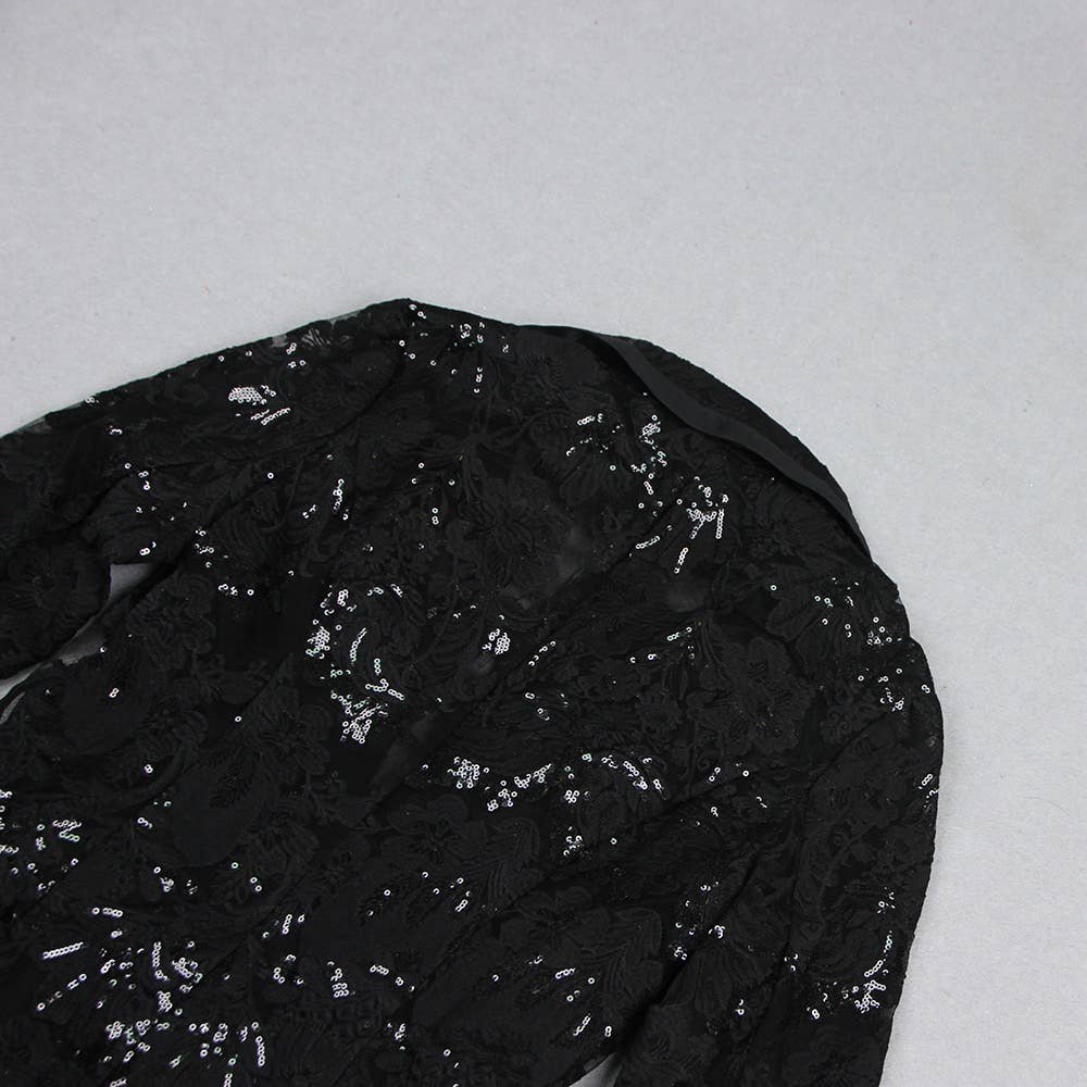 Productseeker – Engroshandel Habitter – til kvinder – SET050 Glam Sequin Lace Suit: Forretning møder stil10