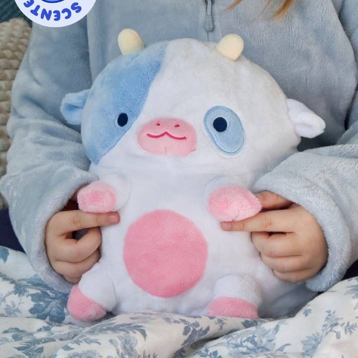 Shopzoki - Wholesale Stuffed/Plush Toy - Kids & Baby - Blueberry Cow Heatable Plush