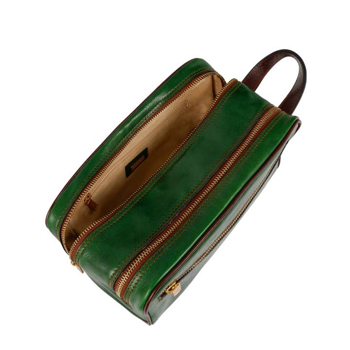 Time Resistance - Wholesale Make-up tas/toilettas - Leren Cosmetica Tas Dopp Kit - All the Kings Men39