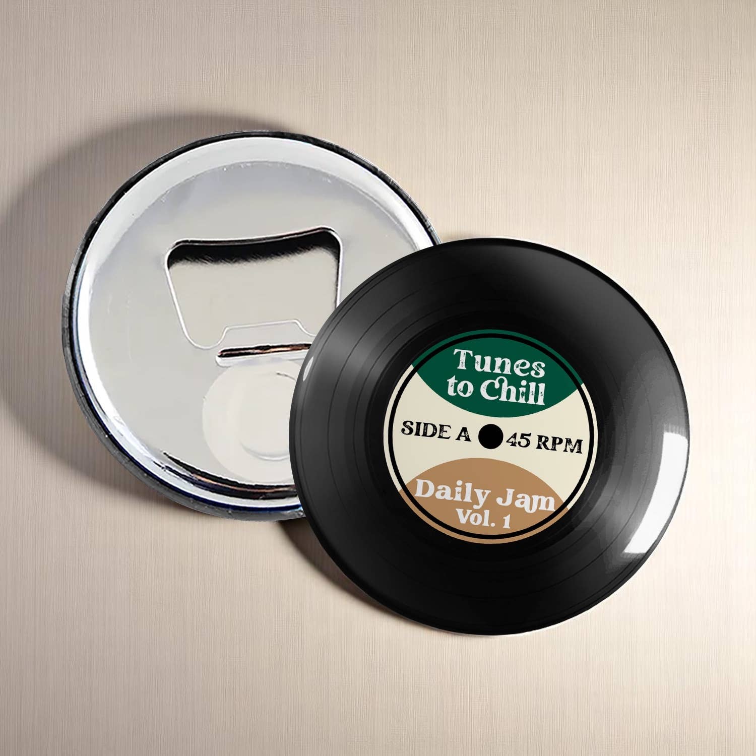 Tap and Play | Scannable Vinyl Record Magnets and Keychains for wholesale by One Team Blessed